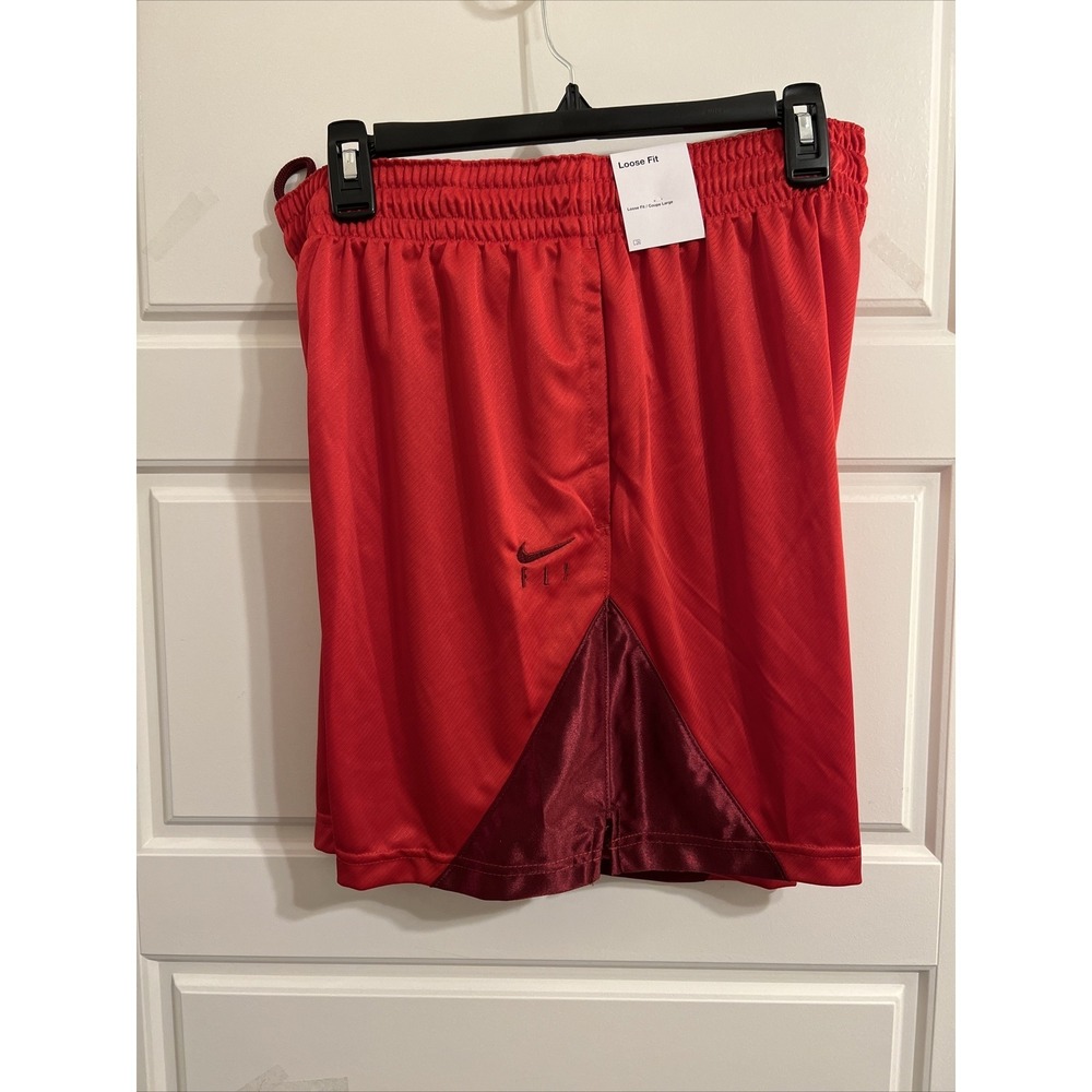 NEW Nike Women's Dri-FIT ISoFly Basketball Shorts Sz X LARGE DH7363 Red